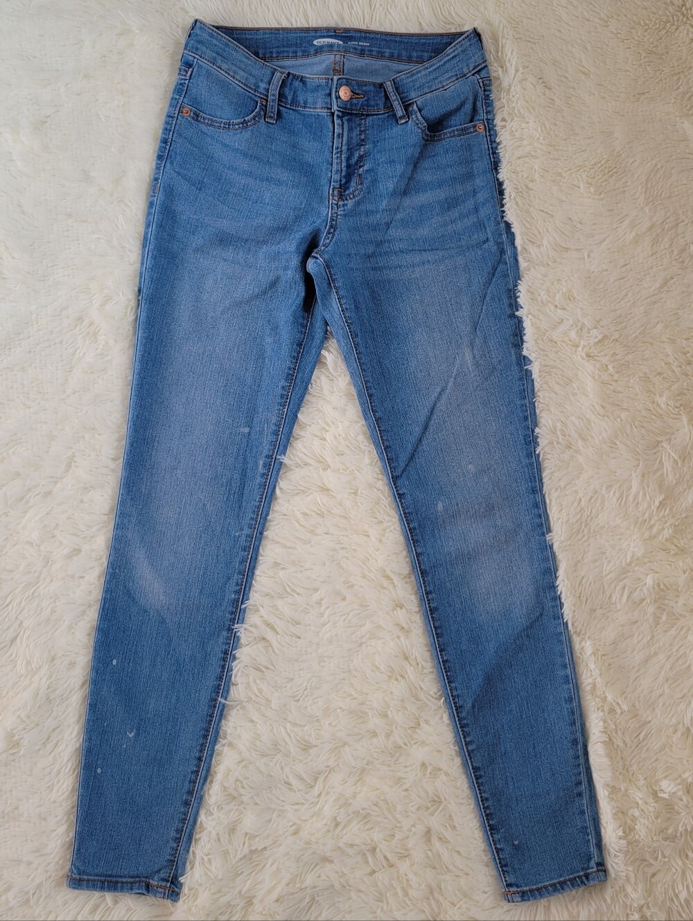 Old Navy Light Blue Super Skinny Jeans - Women's